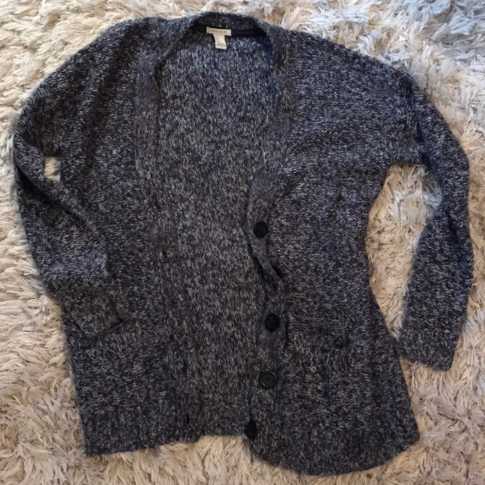 Forever 21 Button-down Cardigan